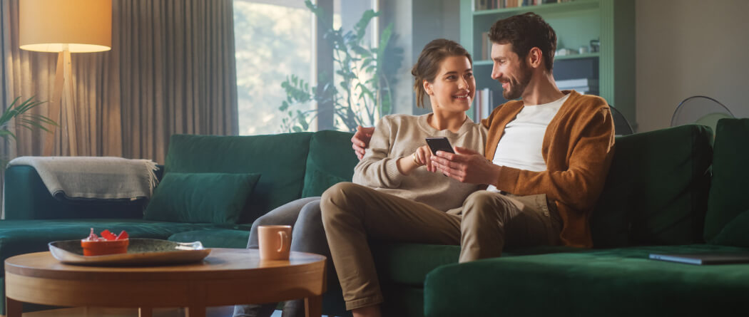 couple on the couch